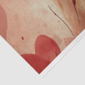 かわいいベビーハイランドカウバレンタインハート 薄葉紙 (詳細)