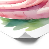 かわいいベビーハイランドカウフラワーズファーム子供部屋 ポスター (角)