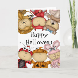 かわいいベビーハッピーハローウィン カード
