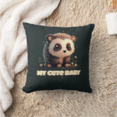 かわいいベビーハリネズミ枕 – かわいい クッション (ブランケット)