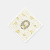 かわいいベビーハリネズミ男の赤ちゃんシャワースウィート スタンダードカクテルナプキン (角)