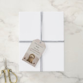 かわいいベビーハリネズミ赤ちゃんシャワー ギフトタグ (より糸付き)