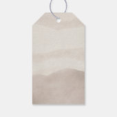 かわいいベビーハリネズミ赤ちゃんシャワー ギフトタグ (裏面)