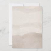 かわいいベビーハリネズミ赤ちゃんシャワー 招待状 (裏面)