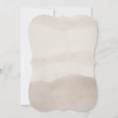 かわいいベビーハリネズミ赤ちゃんシャワー 招待状 (裏面)