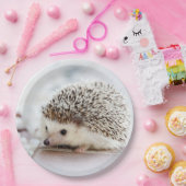 かわいいベビーハリネズミ ペーパープレート (パーティー)