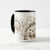 かわいいベビーハリネズミ マグカップ (正面左)