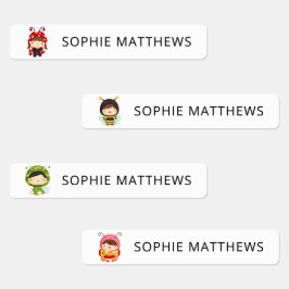 かわいいベビーバカスタムグパーソナライズされたズ名の服 ラベル