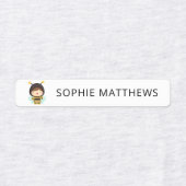 かわいいベビーバカスタムグパーソナライズされたズ名の服 ラベル (デザイン2)