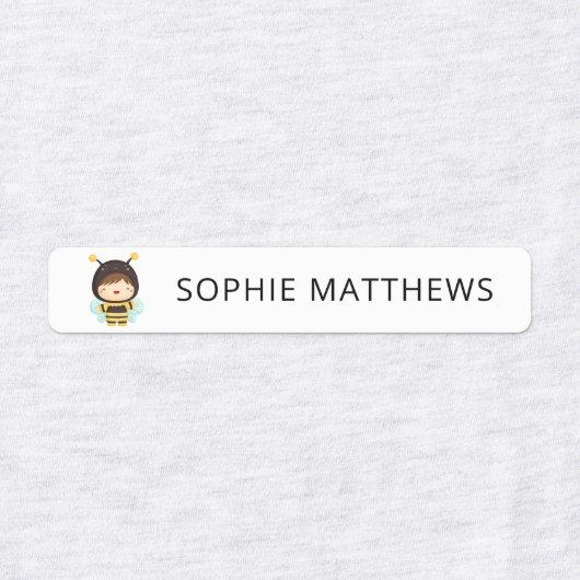 かわいいベビーバカスタムグパーソナライズされたズ名の服 ラベル (デザイン2)