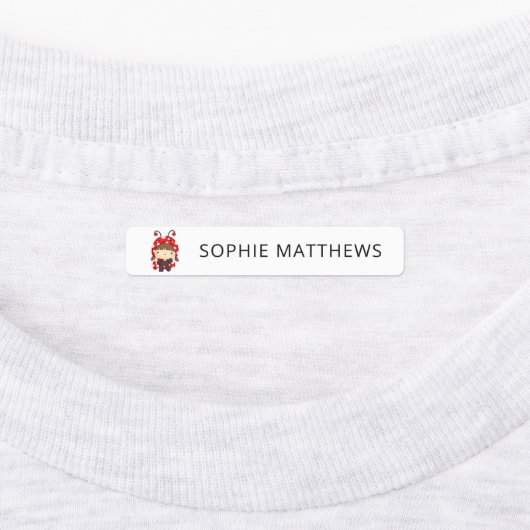 かわいいベビーバカスタムグパーソナライズされたズ名の服 ラベル (貼付)