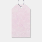 かわいいベビーバニーのハート毛布 ギフトタグ (裏面)