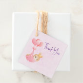 かわいいベビーバニーのハート毛布 フェイバータグ (インサイチュ)