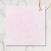 かわいいベビーバニーのハート毛布 フェイバータグ (裏面)