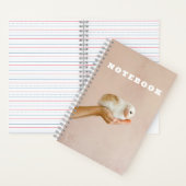 かわいいベビーバニーラビット ノートブック (内側)