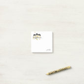 かわいいベビーバード3つの《鳥》アメリカゴガラオンツリーブランチ ポストイット (デスク上)