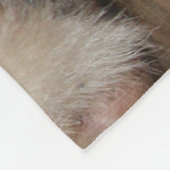 かわいいベビーパピー フリースブランケット (角)