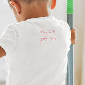 かわいいベビーパンダガール ベビーTシャツ