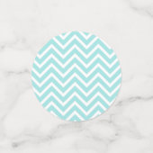 かわいいベビーパンダブルー男の子の赤ちゃんシャワー コンフェッティ (スモール正面)