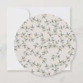 かわいいベビーヒッポブロージエージエージ誕生日招待状 サンキューカード (裏面)