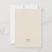 かわいいベビーヒョウ赤ちゃんシャワーありがとうカスタムさん サンキューカード (裏面)