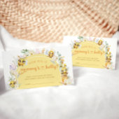 かわいいベビービー&フローラママのおなかの大きさ エンクロージャーカード