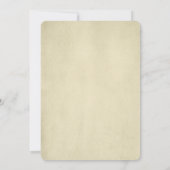 かわいいベビーピンクフラミンゴ蝶の赤ちゃんシャワー 招待状 (裏面)