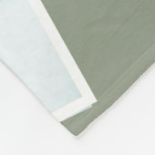 かわいいベビーフォトマイルストーン名のパーソナライズされたベビー フリースブランケット (角)