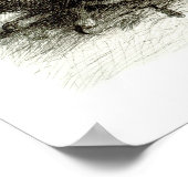 かわいいベビーフクロウのポスター3 ポスター (角)