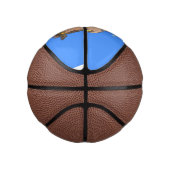 かわいいベビーフクロウトリオ漫画イラストレーション ミニバスケットボール (右)