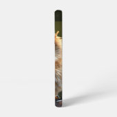 かわいいベビーフクロウ鳥自然動物ユーモアアート SAMSUNG GALAXYケース (左側面)