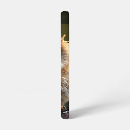 かわいいベビーフクロウ鳥自然動物ユーモアアート SAMSUNG GALAXYケース (左側面)