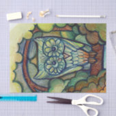 かわいいベビーフクロウ 薄葉紙 (クラフト)