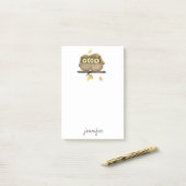 かわいいベビーフクロズ投稿メモ ポストイット (デスク上)