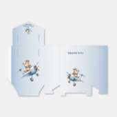 かわいいベビーベアパイロットブルーフライトビューティフル フェイバーボックス (折り畳みなし)