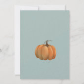 かわいいベビーベアーハロウィーン誕生日 招待状 (裏面)