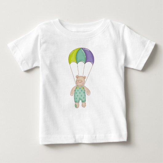 かわいいベビーベアTシャツ ベビーTシャツ (正面)