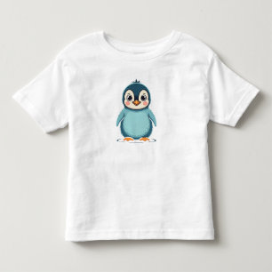 かわいいベビーペンギントドラーTシャツ トドラーTシャツ
