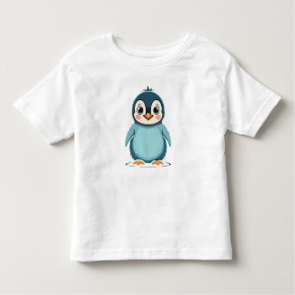 かわいいベビーペンギントドラーTシャツ トドラーTシャツ
