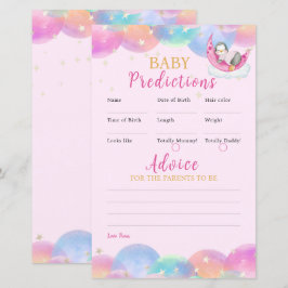 かわいいベビーペンギンピンクベビーシャワーゲーム