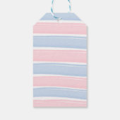 かわいいベビーペンギン冬ジェンダーがパーティーの好意を明らかにする ギフトタグ (裏面)