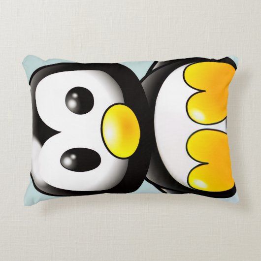 かわいいベビーペンギン枕 アクセントクッション (正面)
