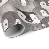 かわいいベビーペンギン柄 ラッピングペーパー (ロールコーナー)