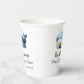 かわいいベビーホエールベビーシャワー紙カップ 紙コップ (右)