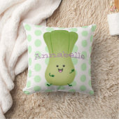 かわいいベビーボックチョイ漫画イラストレーション クッション (ブランケット)