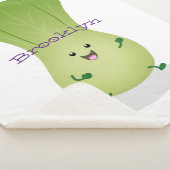 かわいいベビーボックチョイ漫画イラストレーション シェルパブランケット (3/4)