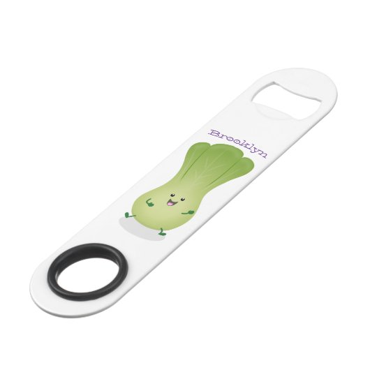 かわいいベビーボックチョイ漫画イラストレーション スピード栓抜き (裏面アングル)