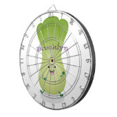 かわいいベビーボックチョイ漫画イラストレーション ダーツボード (正面右)