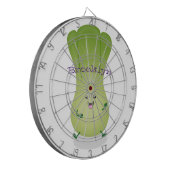 かわいいベビーボックチョイ漫画イラストレーション ダーツボード (正面左)