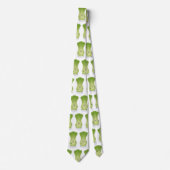 かわいいベビーボックチョイ漫画イラストレーション ネクタイ (正面)